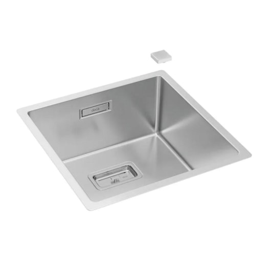 Loes Cuba De Cozinha Inox  Wish Com Válvula Deca 44x44x20cm - Imagem principal - c868993d-3b7e-4314-b4fa-f600561f1021