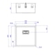 Loes Cuba De Cozinha Inox  Wish Com Válvula Deca 44x44x20cm - c84fa099-cc5e-4d41-b293-8b1e3eec327b