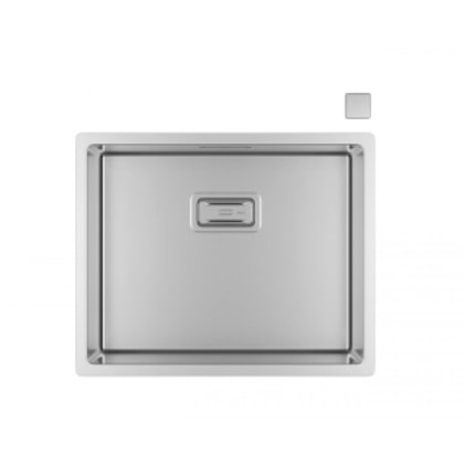 Loes Cuba De Cozinha Inox Wish Com Válvula Deca 54x44x20cm