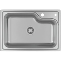 Loes Cuba De Cozinha Retangular Inox Com Deck Facile Deca 60x40cm