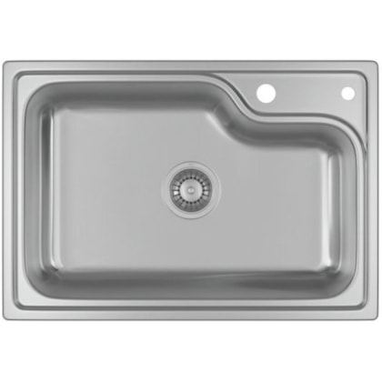 Loes Cuba De Cozinha Retangular Inox Com Deck Facile Deca 60x40cm