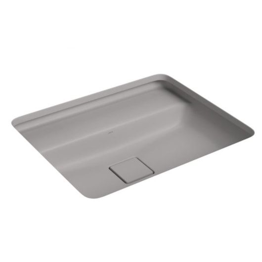 Loes Cuba De Embutir Retangular Com Mesa Soft Antracite Deca 50x40cm - Imagem principal - c8d4c871-e9fa-433d-a2d4-d383e0e02cef