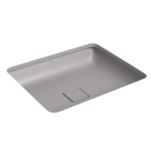 Loes Cuba De Embutir Retangular Soft Antracite Deca 50x40cm - Imagem principal - c1420027-6e14-4d73-be62-a00a8bfe2c1a