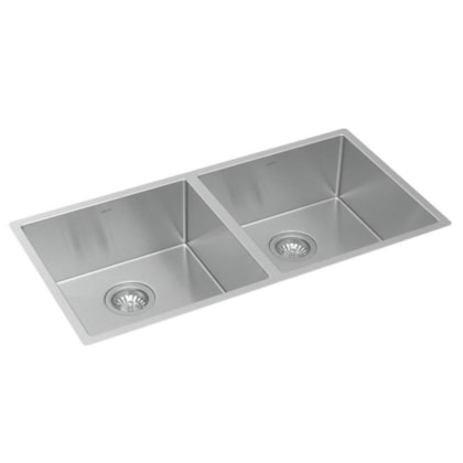 Loes Cuba Dupla Retangular Inox Suprema Deca 80X40cm