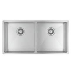 Loes Cuba Dupla Retangular Inox Suprema Deca 80X40cm