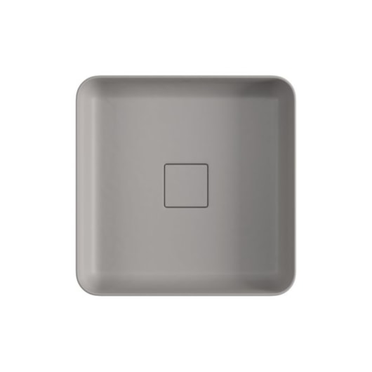 Loes Cuba Quadrada De Apoio Cinza Antracite Deca 40cm - Imagem principal - 58c0f74a-f586-4143-9577-79ddaf5233ff