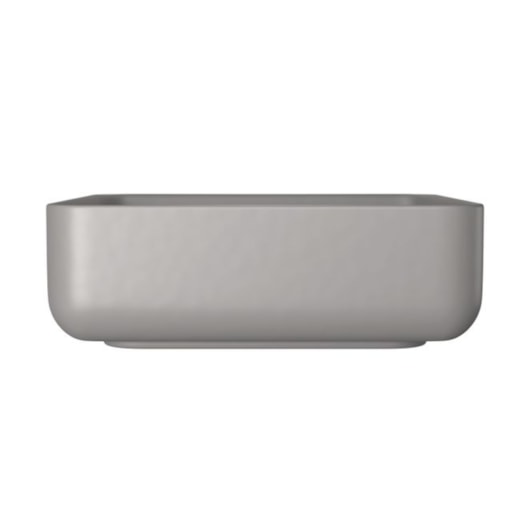 Loes Cuba Quadrada De Apoio Cinza Antracite Deca 40cm - Imagem principal - e242f594-f760-41cc-9730-045eace945f4