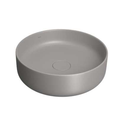 Loes Cuba Redonda De Apoio Cinza Antracite Deca 40cm