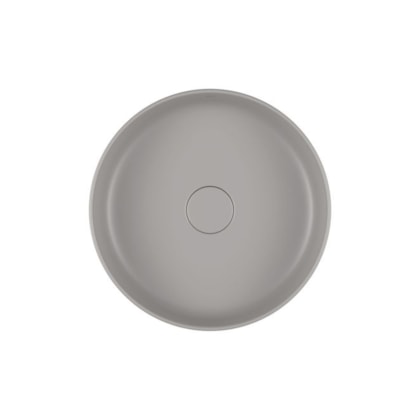 Loes Cuba Redonda De Apoio Cinza Antracite Deca 40cm