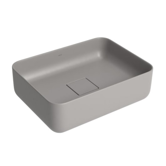 Loes Cuba Retangular De Apoio Cinza Slim Antracite Deca 40 Cm - Imagem principal - 99f6de05-9595-4790-b221-fe395d6585f5