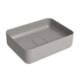 Loes Cuba Retangular De Apoio Cinza Slim Antracite Deca 40 Cm - 6c337619-2959-4ffd-ab66-e2323080d92c