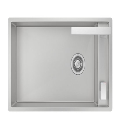 Loes Cuba Retangular Em Inox Para Cozinha Com Monocomando Deca Suprahide 70x40cm