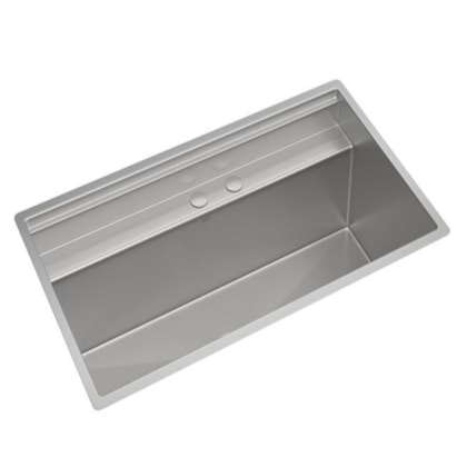 Loes Cuba Retangular Em Inox Para Cozinha Funstation Deca Wish 90X50cm