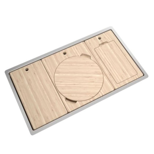 Loes Cuba Retangular Em Inox Para Cozinha Funstation Deca Wish 90X50cm - Imagem principal - 0dff7658-1649-4429-b1c5-6e0e90019d4b