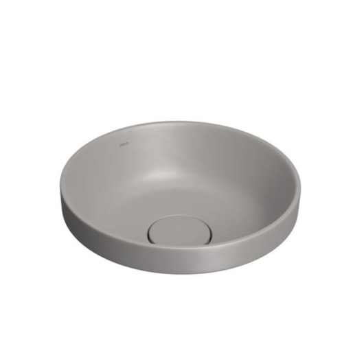 Loes Cuba Sobrepor Redonda Cinza Antracite Deca 30cm - Imagem principal - 26fc9d49-f8d9-4e86-9dda-5460f30d376e