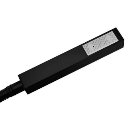 Loes Ducha Manual Quadrada Black Matte Deca