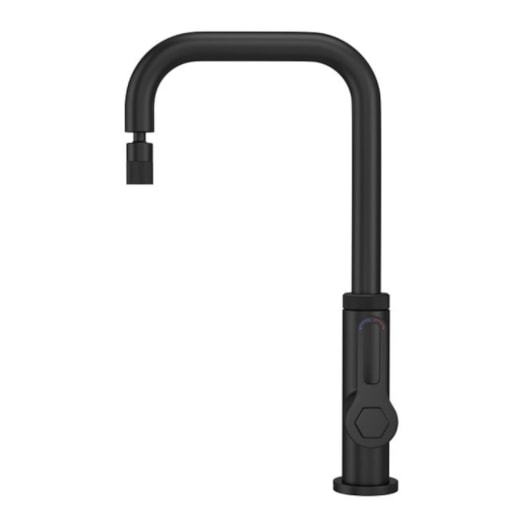 Loes Misturador Monocomando De Mesa Para Cozinha Bica MóvelUrban Black Matte Deca - Imagem principal - 55c4aaa1-29f1-418a-9fd5-f0dd36a010ec