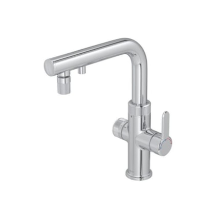Loes Misturador Monocomando De Mesa Para Cozinha Com Filtro e Água Fervente Cromado Deca 127V