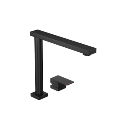 Loes Misturador Monocomando para Cozinha Mesa Inside Black Matte Deca
