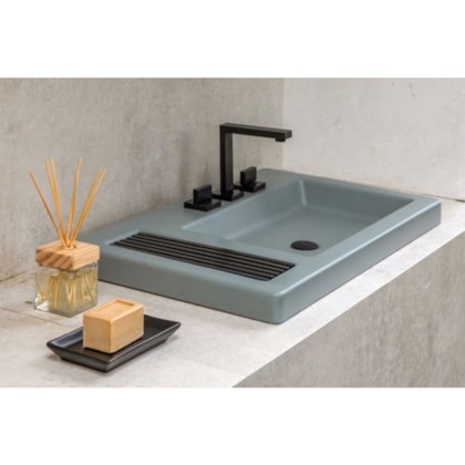 Loes Misturador Para Lavatório De Mesa Bica Alta Dream Black Matte Deca