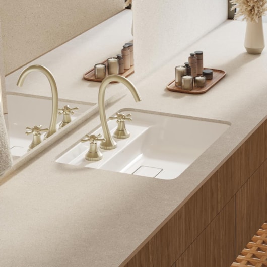 Loes Misturador Para Lavatório De Mesa Bica Alta Pérola Summer Gold Deca - Imagem principal - 6a89e5af-7009-4f4b-be48-700ad84f5964