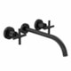 Loes Misturador Para Lavatório De Parede Bica Baixa Duna Clássica 1878 Black Matte Deca - 8e402c48-17b2-464a-9963-9c5409ff2f6f