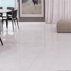 Loes Porcelanato Portinari Lumina White Polido 58,4x117cm Retificado