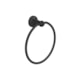 Loes Porta Toalha Argolado Perola Black Matte Deca - 352fab62-b571-41be-9312-f9173e1b8565