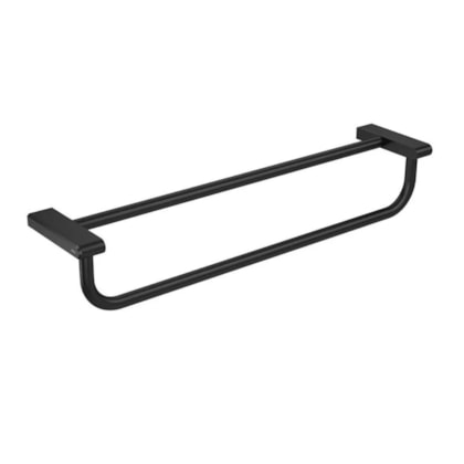 Loes Porta Toalha Duplo You Black Matte Deca 60cm