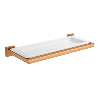 Loes Prateleira Quadratta  Red Gold Deca