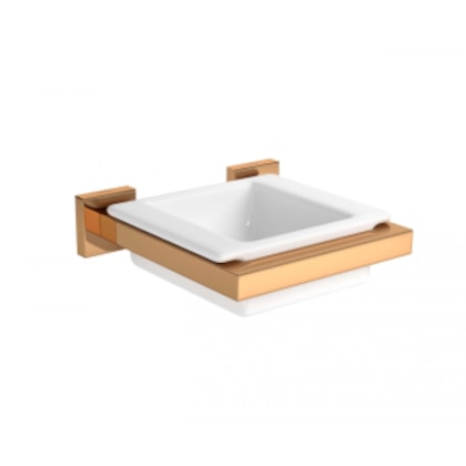 Loes Saboneteira Quadratta Red Gold Deca