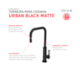 Loes Torneira De Mesa Para Cozinha Com Bica Móvel Urban Black Matte Deca - 90e8aafa-1eb2-4365-8efe-19a805e6a923