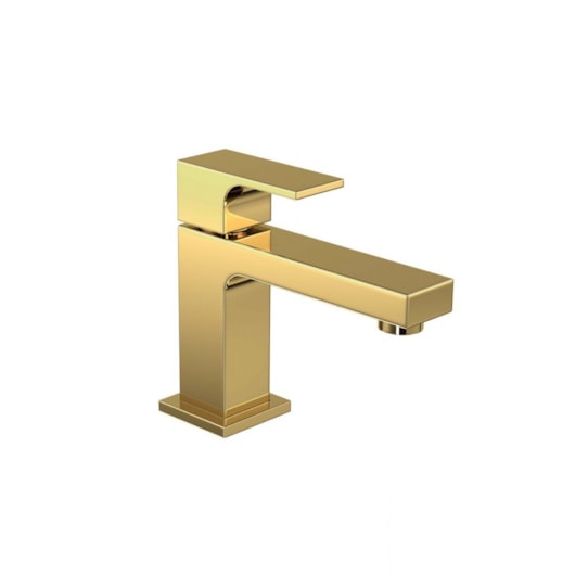 Loes Torneira Para Lavatório De Mesa Bica Baixa Unic Gold Deca - Imagem principal - 89425488-e3dc-45d7-9ea6-794f00780168
