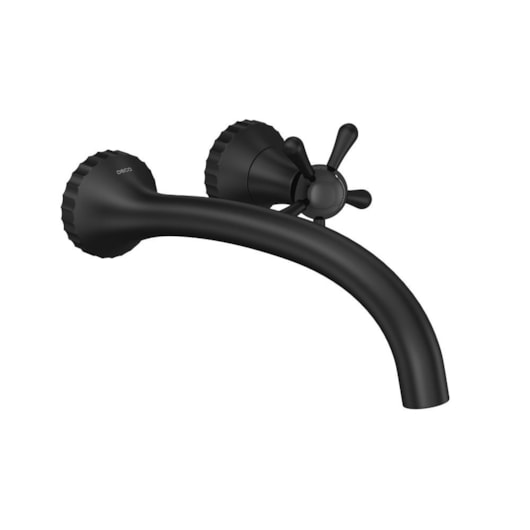 Loes Torneira Para Lavatório De Parede Perola Dn15/20 Black Matte Deca - Imagem principal - 43561be2-1d70-4121-880f-ef01a4000f0f