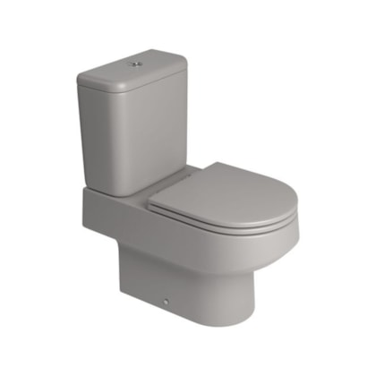 Loes Vaso Sanitário Para Caixa Acoplada Carrara Soft Antracite Deca