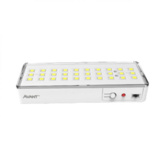 Luminária De Emergência Barra 6000K 1W 30 Leds Branco Avant - Imagem principal - fa941668-a08c-455d-9e10-05efc145101b