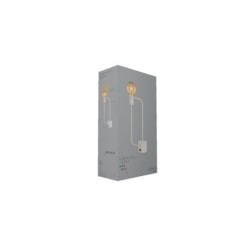 Luminária De Mesa Aramis 1Xe27 Usb Branco Fosco Avant