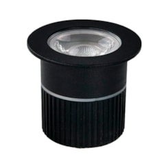 Luminaria Led Solo Elegance 5W Luz Amarela 3000K Preto Fosco Bivolt Avant