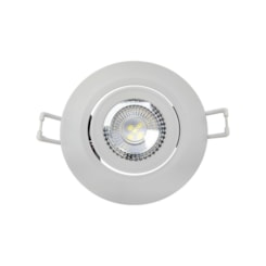 Luminária Redonda Spot Supimpa 7w 3000k Bivolt Emissão De Luz Amarela Avant