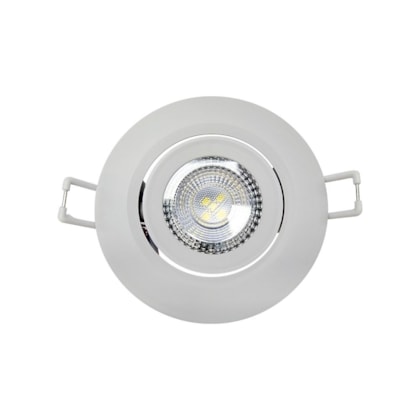 Luminária Redonda Spot Supimpa 7w 3000k Bivolt Emissão De Luz Amarela Avant