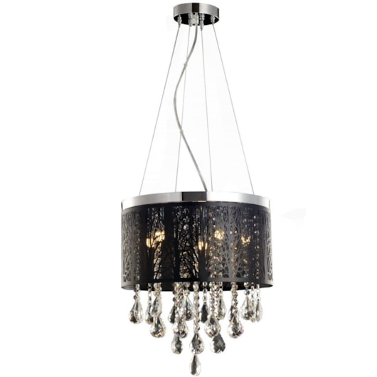 Lustre Duquesa Florestta Preto Fosco Avant 5 Lâmpadas G9 - Imagem principal - 0a2f69e3-5abc-4542-8b3d-4747404746b4