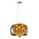 Lustre Wessex Vidro Ambar 40CM Translúcido 5Xg9 Canopla Cromo Avant - 1faa4def-71bc-40ba-a7de-62314e6a3589