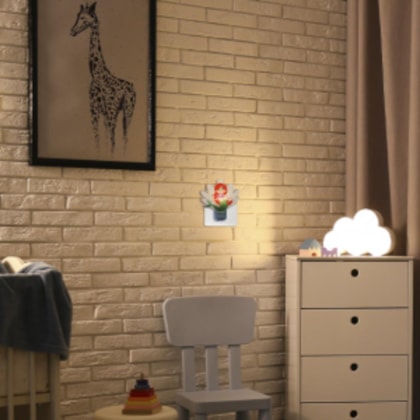Luz Noturna Led Serena Emissão De Luz Amarela Bivolt Avant 3000K 1W