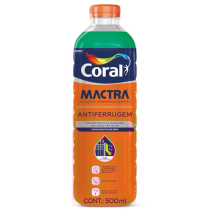 Mactra Antiferrugem Coral 0,5L