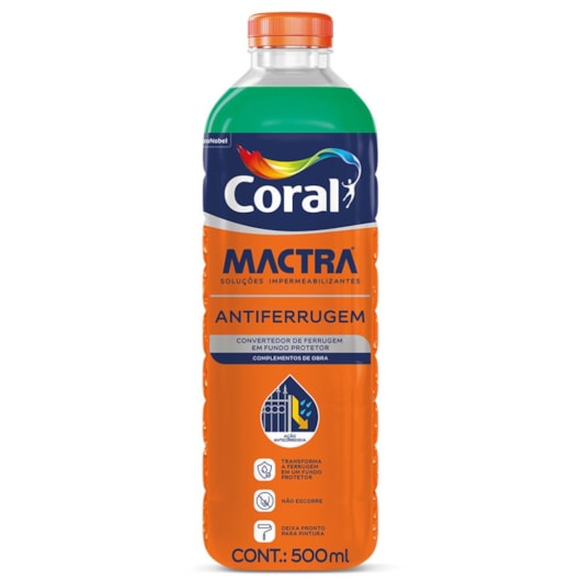 Mactra Antiferrugem Coral 0,5L - Imagem principal - 67badcde-cb45-41c4-81f6-fd562bcbf846
