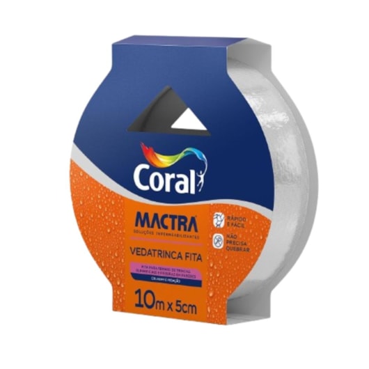 Mactra M1 Fita Vedatrinca 5x10m Coral - Imagem principal - e93ee2ba-87fe-46fd-9557-3c28b50fc652