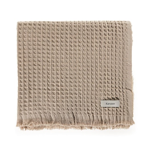 Manta Denver Mocca Karsten 150x200cm - Imagem principal - 652c5db7-4a38-4eaf-93c3-e915c6ba6d44