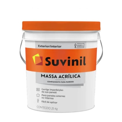 Massa Acrílica Branco Neve Suvinil 25Kg