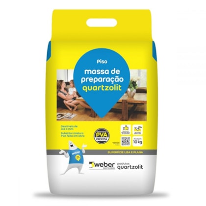 Massa De Preparação 10kg Cinza Quartzolit