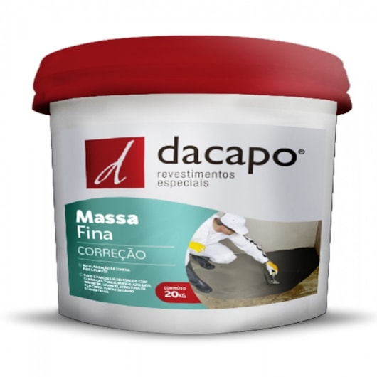 Massa Fina De Correção Dacapo 20kg - Imagem principal - d775335f-427a-4c9c-bb42-92cee9b19a1d